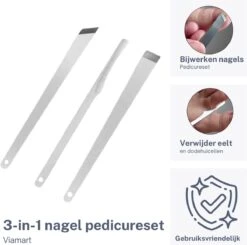 Viamart - Teen En Nagel Pedicure - Mes - Nagels Bijwerken - Voeten Schraper - (3 Stuks) 9 Viamart - Teen En Nagel Pedicure - Mes - Nagels Bijwerken - Voeten Schraper - (3 Stuks) -Verzorgings Producten Winkel 1200x1191
