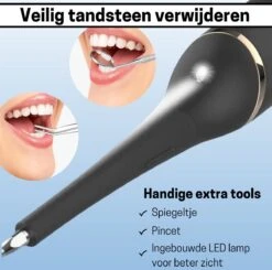 BOME Tandsteen Verwijderaar - 3 Opzetstukken - Tandplak Verwijderaar - Inclusief Spiegel En Pincet - 3 Standen -Verzorgings Producten Winkel 1200x1192 10