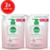 Dettol - Handzeep Navulling - Antibacterieel - Jasmijn - 100% Natuurlijke Oliën - 2 X 500ml