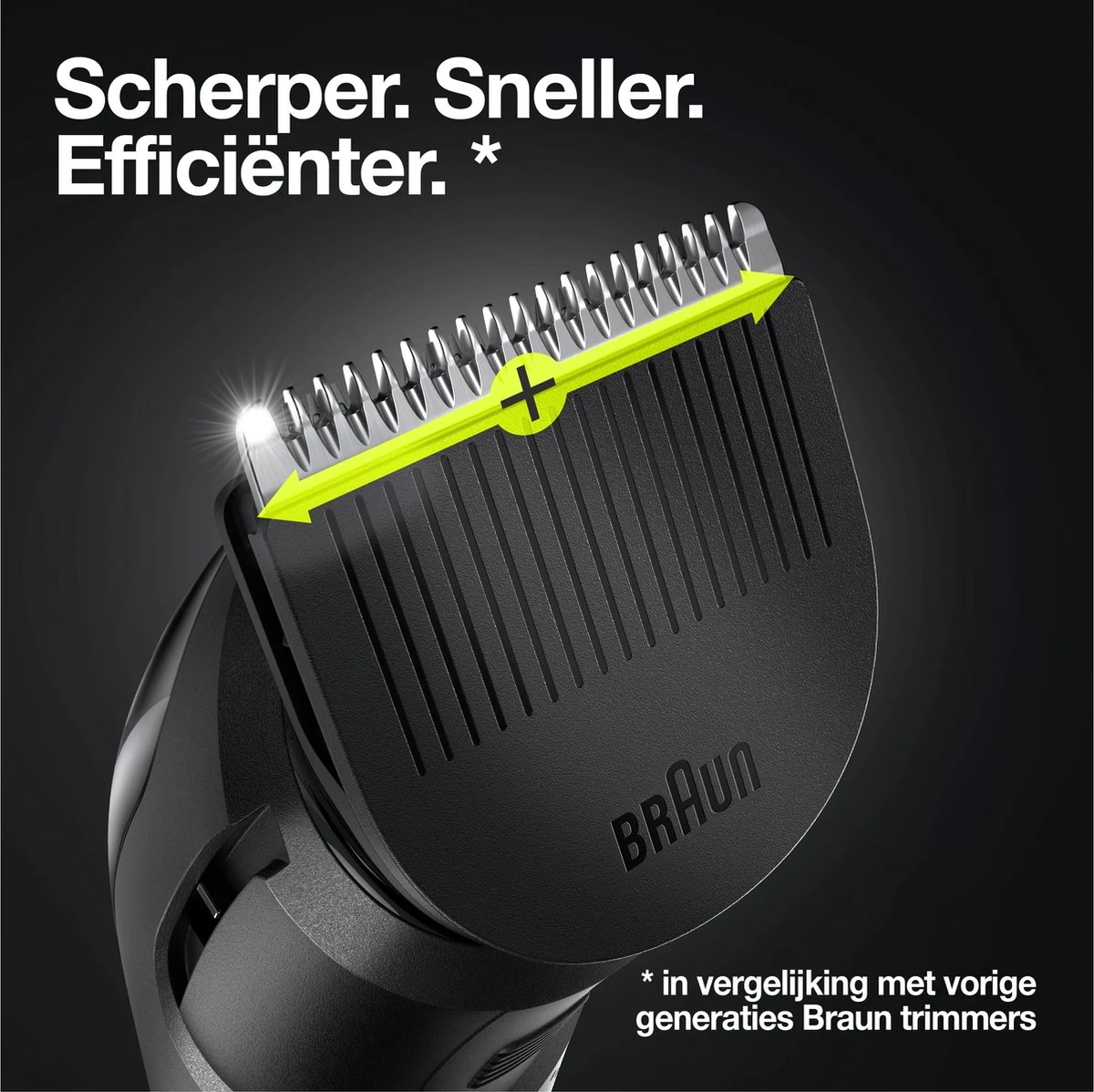 Braun Multigroomer 5 MGK5380 - 9in1 Trimmer Voor Mannen - Baard + Haar 4 Braun Multigroomer 5 MGK5380 - 9in1 Trimmer Voor Mannen - Baard + Haar - Afbeelding 4