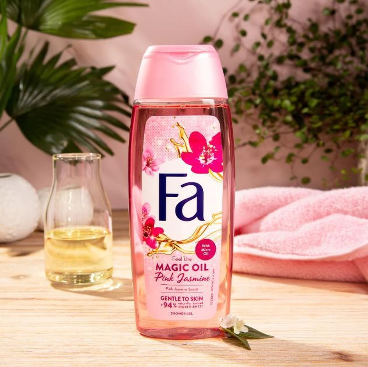 Fa Magic Oil Pink Jasmine Douchegel 6x 250ml - Grootverpakking 7 Fa Magic Oil Pink Jasmine Douchegel 6x 250ml - Grootverpakking - Afbeelding 7