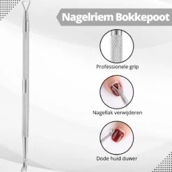 3 Delige Nagelriem Knipper Set - Cuticle Pusher Duwer Verwijderaar Trimmer Mesje - Bokkenpootje Nagels -Verzorgings Producten Winkel 1200x1200 113