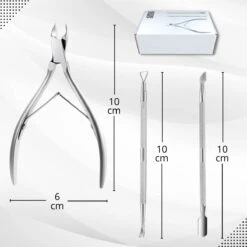 3 Delige Nagelriem Knipper Set - Cuticle Pusher Duwer Verwijderaar Trimmer Mesje - Bokkenpootje Nagels -Verzorgings Producten Winkel 1200x1200 117