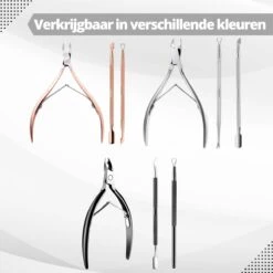3 Delige Nagelriem Knipper Set - Cuticle Pusher Duwer Verwijderaar Trimmer Mesje - Bokkenpootje Nagels -Verzorgings Producten Winkel 1200x1200 118