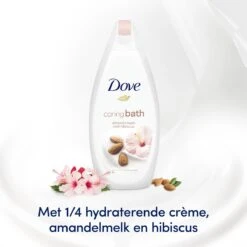 Dove Caring Bath Amandelmelk & Hibiscus Badcrème - 6 X 450 Ml - Voordeelverpakking -Verzorgings Producten Winkel 1200x1200 1236