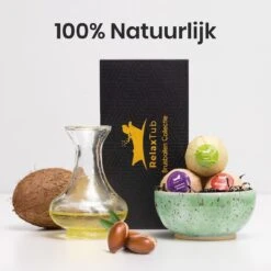 RelaxTub® Bruisballen - Bruisballen Voor Bad - Natuurlijke Kokosboter & Arganolie - Bath Bombs - Badbom - Badballen - Dierproefvrij - 8 X 80g XL Formaat - Inclusief Luxe Cadeauverpakking - Geschikt Voor Volwassene & Kind -Verzorgings Producten Winkel 1200x1200 1267