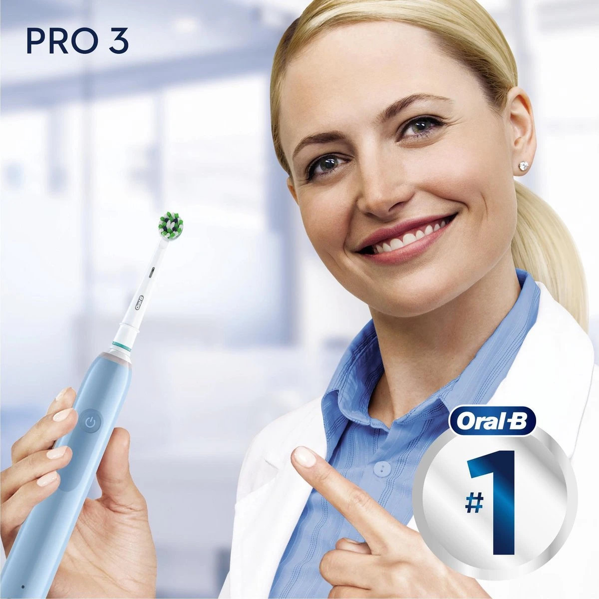 Oral B Oral-B PRO 3 3700 Elektrische Tandenborstel Blauw 7 Oral B Oral-B PRO 3 3700 Elektrische Tandenborstel Blauw - Afbeelding 7