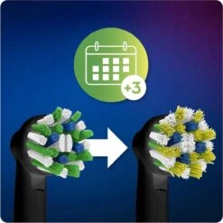 Oral-B CrossAction Opzetborstel Kleur Zwart, Verpakking Van 12 Stuks, Verpakking Van Brievenbusformaat -Verzorgings Producten Winkel 1200x1200 1586