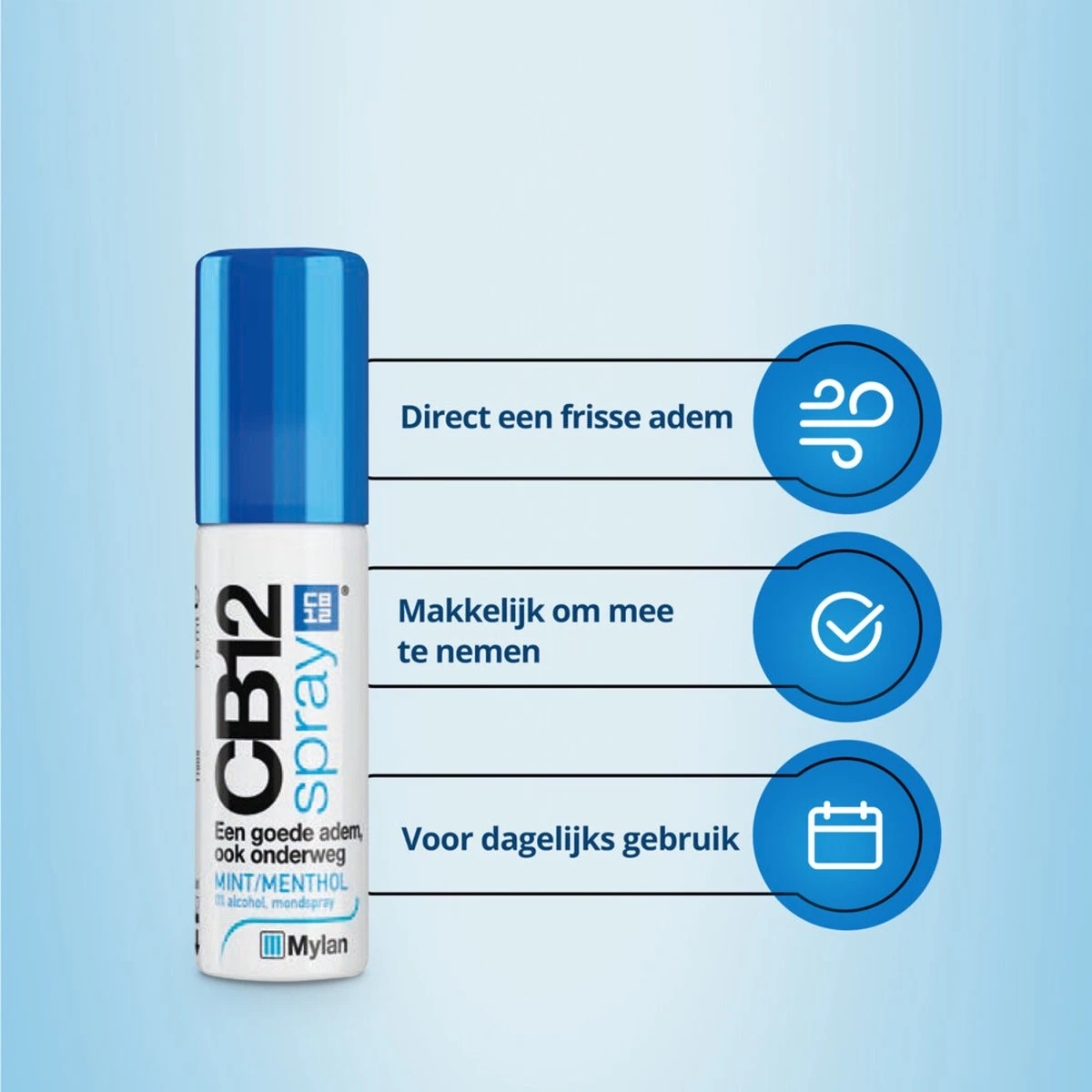 Cb12 Mondspray 15ml 2 Cb12 Mondspray 15ml - Afbeelding 2
