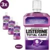 LISTERINE Total Care Tandbescherming, Mondspoeling, Biedt Complete Bescherming Voor Sterke Tanden Met 6 In 1 Effect, 3 X 500 Ml