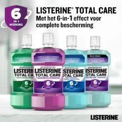 LISTERINE Total Care Tandbescherming, Mondspoeling, Biedt Complete Bescherming Voor Sterke Tanden Met 6 In 1 Effect, 3 X 500 Ml -Verzorgings Producten Winkel 1200x1200 1695