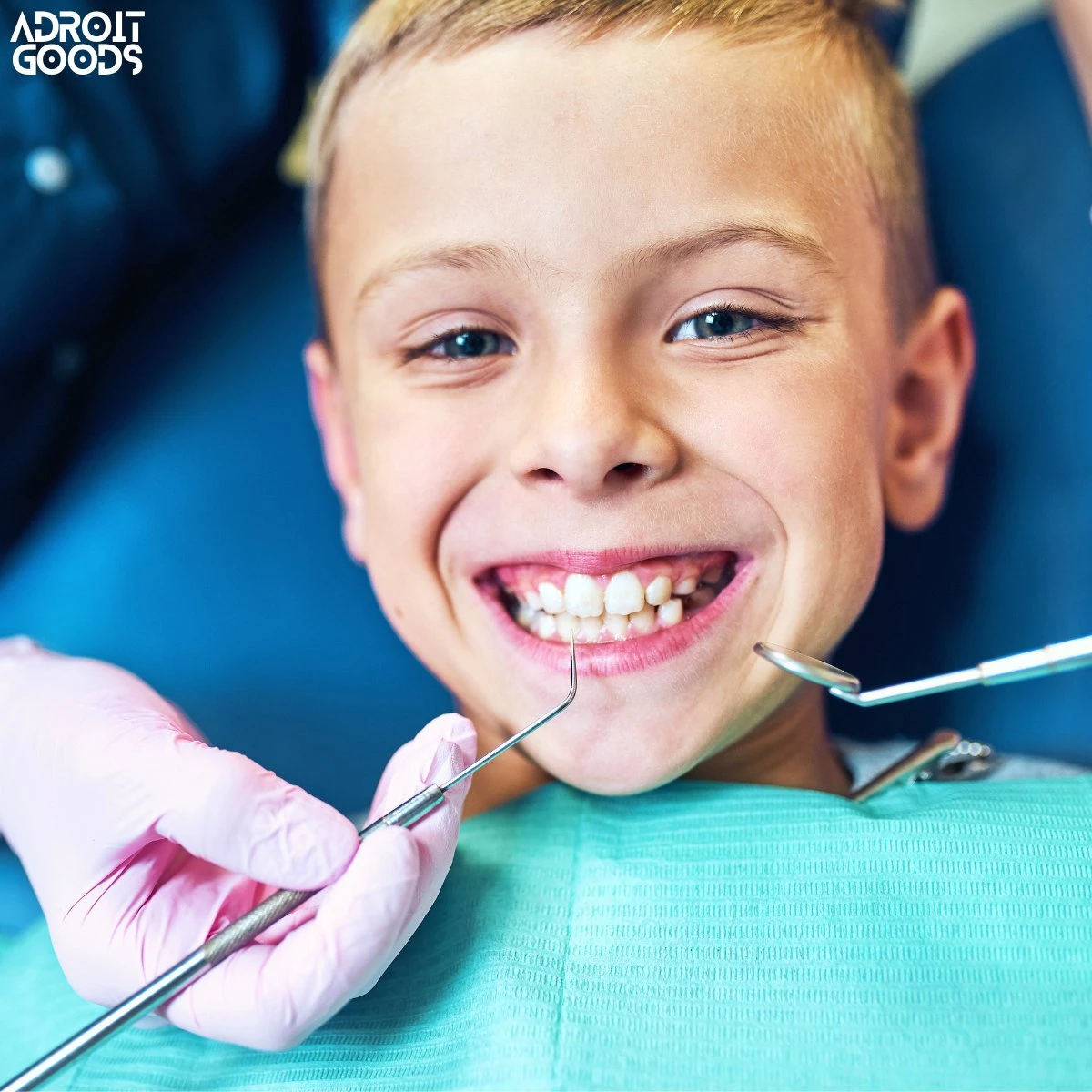 AdroitGoods 7 Delige RVS Tandarts Setje - Incl Haakje En Spiegel - Tandenstokers - Tandplak - Gebit Verzorging Setje 2 AdroitGoods 7 Delige RVS Tandarts Setje - Incl Haakje En Spiegel - Tandenstokers - Tandplak - Gebit Verzorging Setje - Afbeelding 2