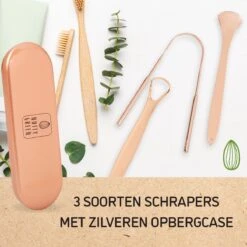 Nutty Green 3-Delige Tongschraper Set Inclusief Opbergcase - Tongreiniging Mondverzorging - Tongreiniger Mondhygiëne - RVS Schraper Voor Schone Tong Reiniging - Tongborstel Tegen Slechte Adem - Zero Waste Lifestyle -Verzorgings Producten Winkel 1200x1200 1815