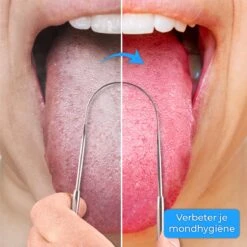 Nuvance - Professionele Tongschraper - 3 In 1 Set - Voor Mondverzorging - Tongreiniger - Tong Schraper - Tongue Scraper - RVS -Verzorgings Producten Winkel 1200x1200 1831