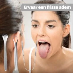 AdroitGoods RVS Tongschraper Set Voor Mondverzorging - 4 Stuks - Tongreiniger/Tongborstel & Tong Schraper -Verzorgings Producten Winkel 1200x1200 1838