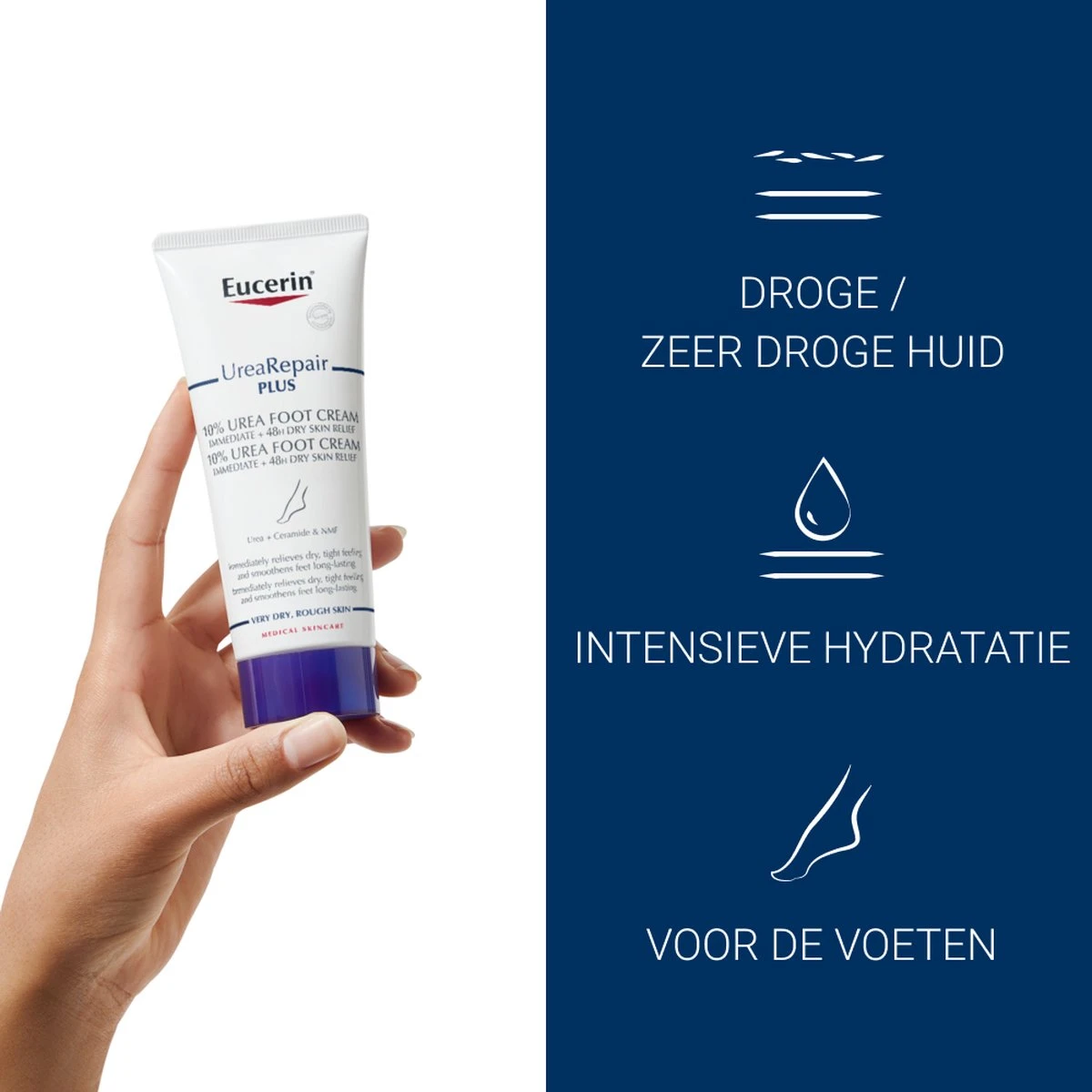 Eucerin UreaRepair PLUS Voetcreme 10% Urea Voetcrème - 100 Ml 8 Eucerin UreaRepair PLUS Voetcreme 10% Urea Voetcrème - 100 Ml - Afbeelding 8