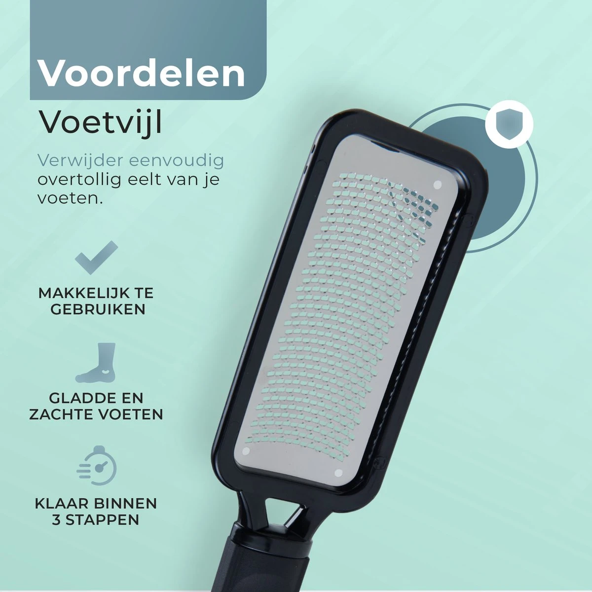 Christian Deluxe® - Professionele Voetvijl - Voetvijl Eelt - Professionele Eeltrasp - Eeltvijl - Professionele Callus Remover 2 Christian Deluxe® - Professionele Voetvijl - Voetvijl Eelt - Professionele Eeltrasp - Eeltvijl - Professionele Callus Remover - Afbeelding 2