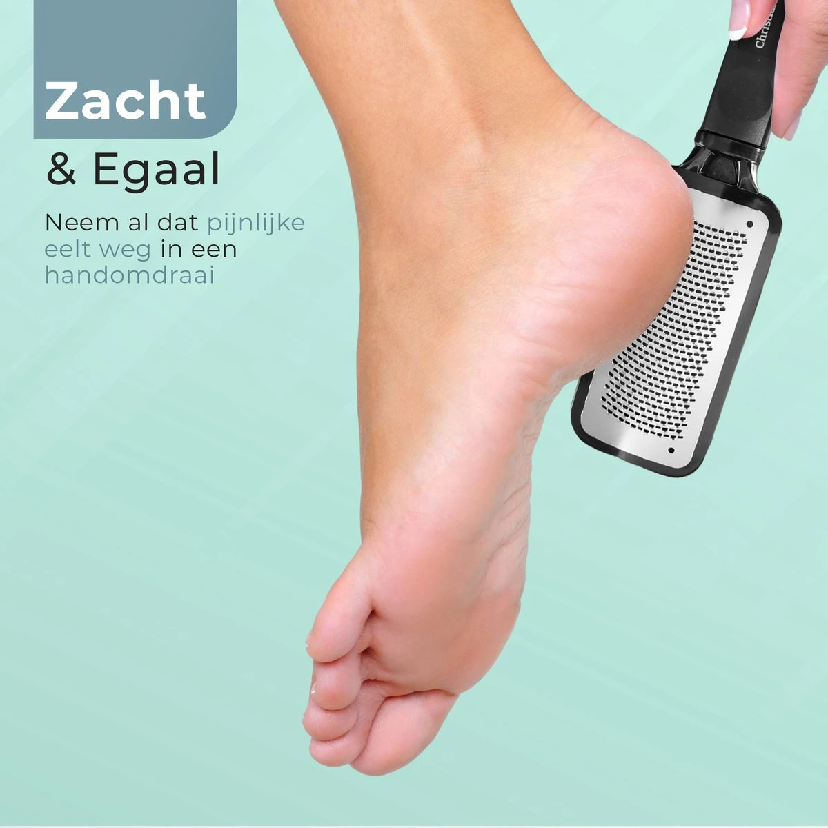 Christian Deluxe® - Professionele Voetvijl - Voetvijl Eelt - Professionele Eeltrasp - Eeltvijl - Professionele Callus Remover 4 Christian Deluxe® - Professionele Voetvijl - Voetvijl Eelt - Professionele Eeltrasp - Eeltvijl - Professionele Callus Remover - Afbeelding 4