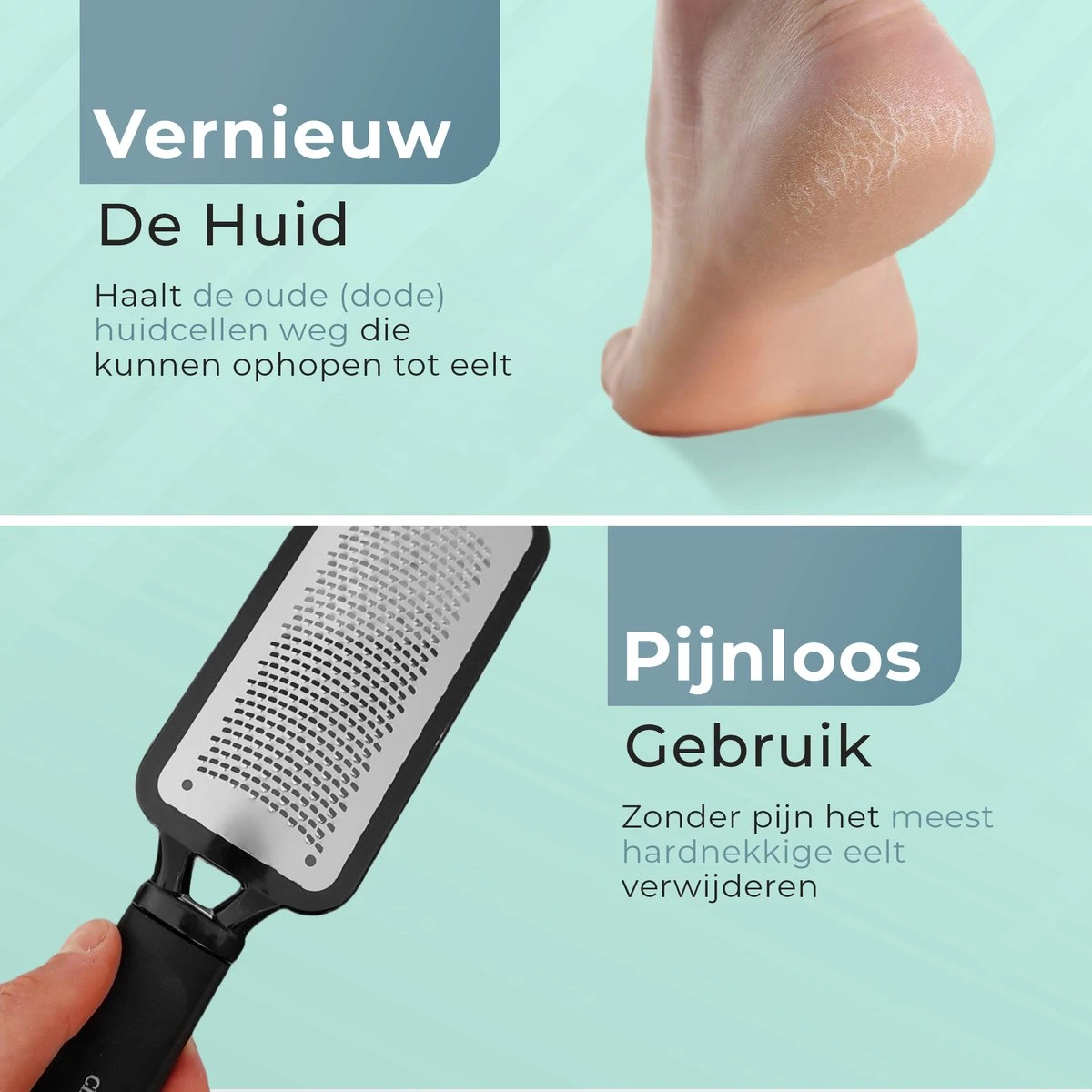 Christian Deluxe® - Professionele Voetvijl - Voetvijl Eelt - Professionele Eeltrasp - Eeltvijl - Professionele Callus Remover 5 Christian Deluxe® - Professionele Voetvijl - Voetvijl Eelt - Professionele Eeltrasp - Eeltvijl - Professionele Callus Remover - Afbeelding 5