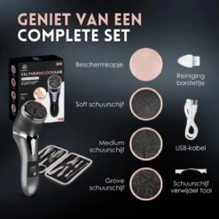 Beeperfect® Elektrische Eeltverwijderaar Met Stofzuigsysteem - Voetvijl - Eeltvijl - IPX7 Waterdicht - Gratis Pedicure Set - Zwart -Verzorgings Producten Winkel 1200x1200 226