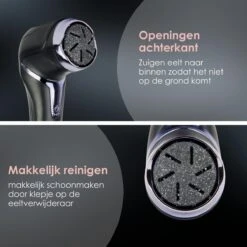 Beeperfect® Elektrische Eeltverwijderaar Met Stofzuigsysteem - Voetvijl - Eeltvijl - IPX7 Waterdicht - Gratis Pedicure Set - Zwart -Verzorgings Producten Winkel 1200x1200 229