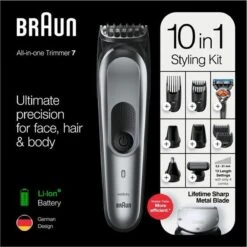 Braun Multigroomer 7221 - 10 In 1 Trimmer - Baardtrimmer Haartrimmer Bodygroomer
