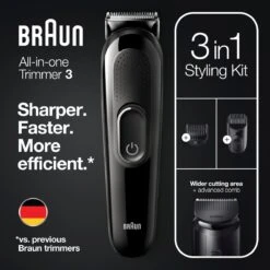 Braun Multigroomer 3 SK2300, 3-in-1 Baardtrimmer Voor Mannen, Haartrimmer, Voor Gezicht, Haar -Verzorgings Producten Winkel 1200x1200 413
