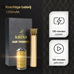 Krexs Gouden Baardtrimmer - Tondeuse - Trimmer - Scheerapparaat - Mannen – Baard -Verzorgings Producten Winkel 1200x1200 432