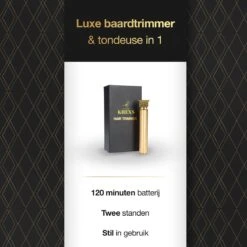 Krexs Gouden Baardtrimmer - Tondeuse - Trimmer - Scheerapparaat - Mannen – Baard -Verzorgings Producten Winkel 1200x1200 435