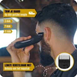 BAØRD Baardtrimmer Voor Mannen – Waterdicht – Draadloze Tondeuse - Trimmer Voor Baard & Lichaam – Scheerapparaat – Bodygroomer - Haartrimmer – Baardverzorging – Barber – Oplaadbaar - Zwart -Verzorgings Producten Winkel 1200x1200 437