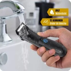 BAØRD Baardtrimmer Voor Mannen – Waterdicht – Draadloze Tondeuse - Trimmer Voor Baard & Lichaam – Scheerapparaat – Bodygroomer - Haartrimmer – Baardverzorging – Barber – Oplaadbaar - Zwart -Verzorgings Producten Winkel 1200x1200 438