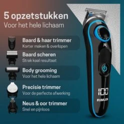 5 In 1 Baardtrimmer Voor Mannen - Trimmer Voor Baard En Lichaam - Neus En Oor -Bodygroomer - 0.5-10MM -Verzorgings Producten Winkel 1200x1200 474