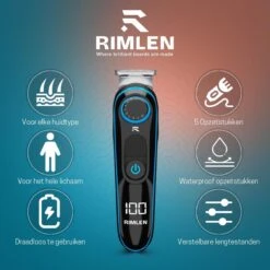 5 In 1 Baardtrimmer Voor Mannen - Trimmer Voor Baard En Lichaam - Neus En Oor -Bodygroomer - 0.5-10MM -Verzorgings Producten Winkel 1200x1200 475