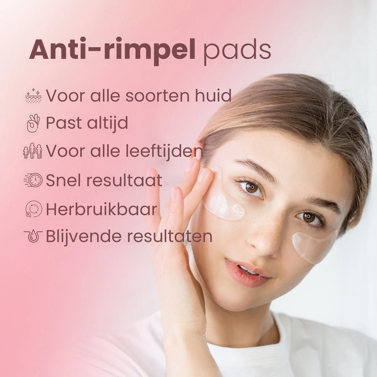 Anti Rimpel Pads - 11 Stuks - Tegen Rimpels En Fijne Lijntjes - Huidverstrakking - Huidverjonging - Anti Aging - Huidverzorging - Huidherstellende Patches - Collageen Eye Patches - Beauty Pads - Collageen Pads 2 Anti Rimpel Pads - 11 Stuks - Tegen Rimpels En Fijne Lijntjes - Huidverstrakking - Huidverjonging - Anti Aging - Huidverzorging - Huidherstellende Patches - Collageen Eye Patches - Beauty Pads - Collageen Pads - Afbeelding 2