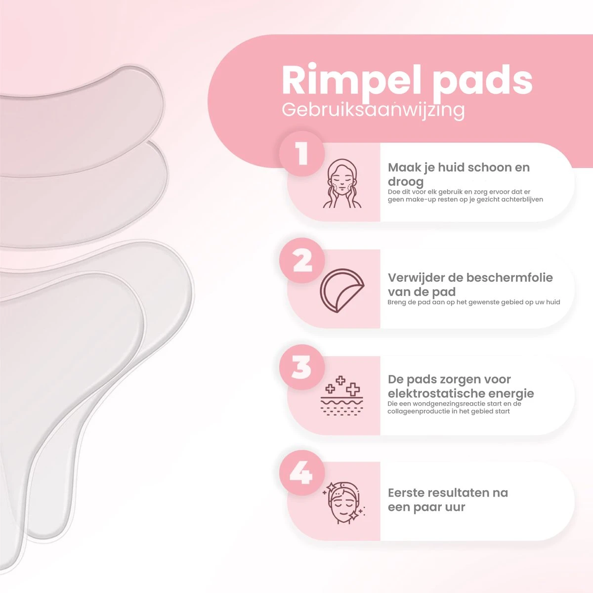Anti Rimpel Pads - 11 Stuks - Tegen Rimpels En Fijne Lijntjes - Huidverstrakking - Huidverjonging - Anti Aging - Huidverzorging - Huidherstellende Patches - Collageen Eye Patches - Beauty Pads - Collageen Pads 5 Anti Rimpel Pads - 11 Stuks - Tegen Rimpels En Fijne Lijntjes - Huidverstrakking - Huidverjonging - Anti Aging - Huidverzorging - Huidherstellende Patches - Collageen Eye Patches - Beauty Pads - Collageen Pads - Afbeelding 5