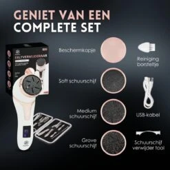 Beeperfect® Elektrische Eeltverwijderaar Met Stofzuigsysteem - Voetvijl - Eeltvijl - IPX7 Waterdicht - Gratis Pedicure Set -Verzorgings Producten Winkel 1200x1200 81