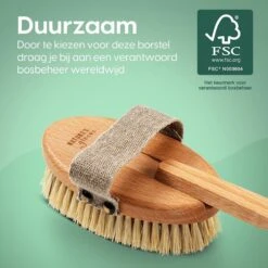 100% Vegan Lichaamsborstel Met Lange Afneembare Steel - Rugborstel/Badborstel/Doucheborstel - Dry Brushing Huidborstel - Droogborstel - Douche -Verzorgings Producten Winkel 1200x1200 848