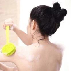 Blubs® – Badborstel – Dry Brush – Rug Scrubber – Lichaamsborstel – Rugborstel Douche Met Steel – Huidborstel – Rugborstel Kunststof – Badborstel Met Steel – Doucheborstel Met Steel – Siliconen Borstel – Droogborstel – Massage – Groen -Verzorgings Producten Winkel 1200x1200 897