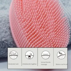 Blubs® – Handborstel – Babyborstel – Badborstel – Doucheborstel – Massage – Siliconen – Wasborstel – Dry Brush – Lichaamsborstel – Scrubborstel – Huidborstel – Roze -Verzorgings Producten Winkel 1200x1200 910