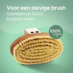 100% Vegan Lichaamsborstel - 0% Plastic - Dry Brushing Badborstel/Droogborstel/Doucheborstel/Huidborstel - Beukenhout -Verzorgings Producten Winkel 1200x1200 920