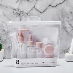 YONO Reisflesjes Set - Navulbare Reisflacons In Verschillende Maten Met Toilettas - Spray Flesjes En Cosmetica Potjes Voor Handbagage Vliegtuig -Verzorgings Producten Winkel 1200x1200 948