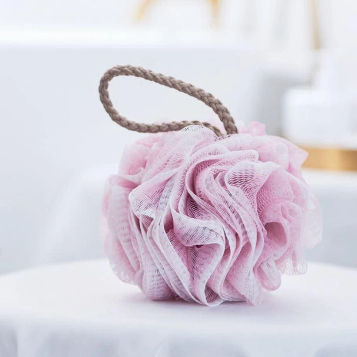 Douche Spons - Bad Spons - Massage Spons - Scrubbing Spons - Douchespons - Set Van 4 Stuks 6 Douche Spons - Bad Spons - Massage Spons - Scrubbing Spons - Douchespons - Set Van 4 Stuks - Afbeelding 6