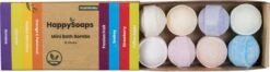 HappySoaps Mini Bath Bombs - Tropical Fruits - 8 Bruisballen In Verschillende Tropische Geuren - 100% Plasticvrij, Vegan & Natuurlijk -Verzorgings Producten Winkel 1200x323 1