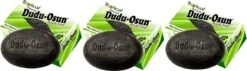 Dudu Osun Pure Organic African Black Soap 150g(Pack Of 3) - Effective For Acne Treatment, Eczema, Dry Skin, Scar Removal, Dandruff, Pimples Mark Removal, Anti-fungal Face & Body Wash