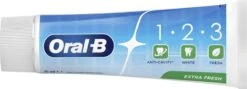 Oral B Oral-B 1.2.3 Mint Frisse - Tandpasta - 6 X75 Ml -Verzorgings Producten Winkel 1200x434