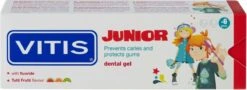 Vitis Junior - 6+ Jaar Tandpasta/gel - Tutti Frutti -Verzorgings Producten Winkel 1200x438