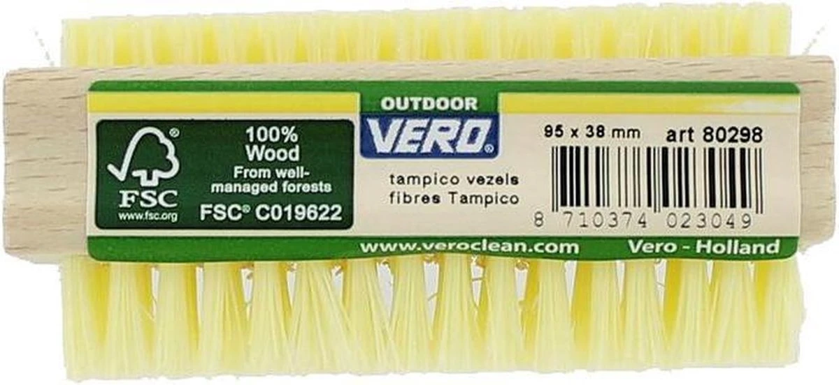 Vero Nagelborstel Dubbel - FSC Hout 4 Vero Nagelborstel Dubbel - FSC Hout - Afbeelding 4