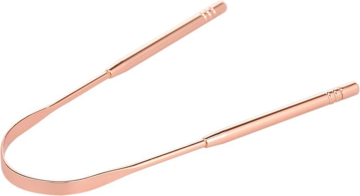 OrganiBrush 100% Koper Tongschraper / Tongreiniger - Antibacterieel - 1 Stuk 3 OrganiBrush 100% Koper Tongschraper / Tongreiniger - Antibacterieel - 1 Stuk - Afbeelding 3