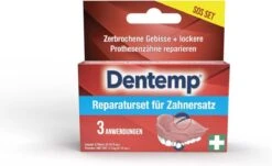 Dentemp Kunstgebit Reparatieset Voor Gebroken Of Gebarsten Prothese