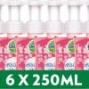 Dettol - Handzeep - Zachte Mousse - Antibacterieel - Roos & Kersenbloesem - 6 X 250 Ml
